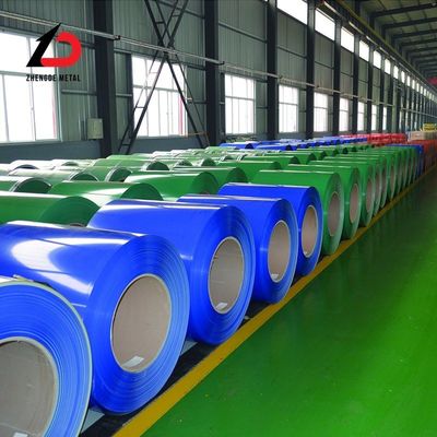 ποιότητας  JIS PPGI Steel Coil 20 Gauge 28 Gauge Color Coated Galvanized Steel Coil εργοστάσιο