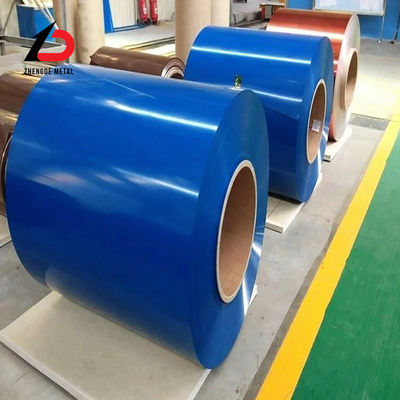 Επικάλυψη PVDF PPGI Steel Coil Ral 5015 έγχρωμη επικάλυψη αλουμινίου