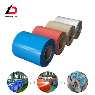 Επικάλυψη PVDF PPGI Steel Coil Ral 5015 έγχρωμη επικάλυψη αλουμινίου