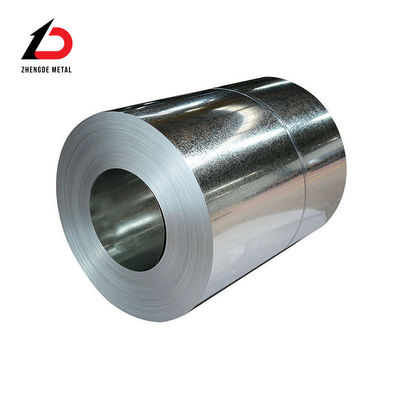 ASTM JIS Dx51d Ζυγισμένη κυλίνδρια κυλίνδρια θερμά βουτηγμένη με φυσιολογική επικάλυψη spangle