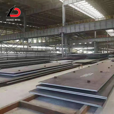 Πλάκα από χαλύβδινο χάλυβα άνθρακα ISO Ss400 Ss355jr S275jr HRC Ms Ελαφρύ καυτό έλασμα