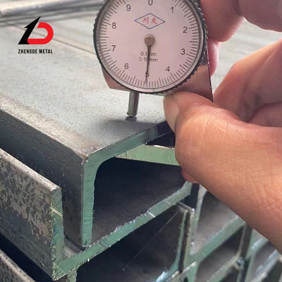 Καυτό έλαση από χάλυβα άνθρακα U Channel S235jr S355jr 16 Gauge Metal U Channel