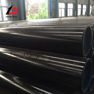 API 5L X42 X52 X56 X6 Sch ASTM A106 A36 A53 DN350 DN400 Σπειροειδής συγκολλημένος σωλήνας από μαύρο ήπιο χάλυβα άνθρακα Στρογγυλός αγωγός πετρελαίου CS ERW