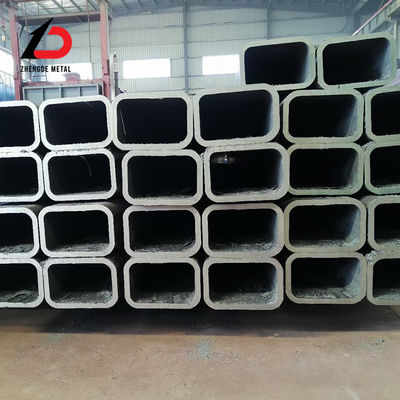 Κίνα Εταιρεία S235jr Ss400 S235j0 A572 Ατσάλι άνθρακα ορθογώνιο αδιάβροχο σωλήνα χαμηλού άνθρακα αδιάβροχο σωλήνα ατσάλι galvanized ορθογώνιο σωλήνα για οικοδομικό υλικό