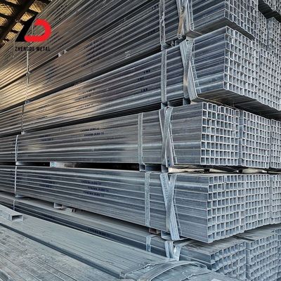 ASTM DN60 80 Sch.20 40 Γαλβανισμένος Στρογγυλός σωλήνας τετραγωνικός ορθογώνιος γαλβανισμένος τετραγωνικός σωλήνας λεπτός τοίχος παχύ τοίχος μεγάλος διάμετρος γαλβανισμένος συγκολλημένος χάλυβας σωλήνας Spot Stock