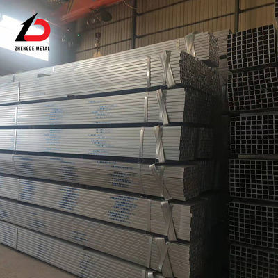 Υψηλής ποιότητας Ss330 Ss400 S235jr Q195 Q235 Q345 Δάχος 0,6-25mm Προσαρμοσμένο μέγεθος και επιφάνεια τετράγωνο/ορθογώνιο γαλβανισμένο χάλυβα σωλήνα με κατασκευαστές τιμή