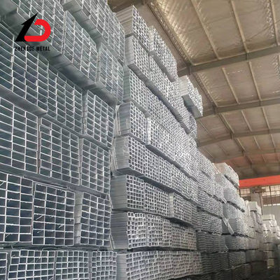 Υψηλής ποιότητας Ss330 Ss400 S235jr Q195 Q235 Q345 Δάχος 0,6-25mm Προσαρμοσμένο μέγεθος και επιφάνεια τετράγωνο/ορθογώνιο γαλβανισμένο χάλυβα σωλήνα με κατασκευαστές τιμή