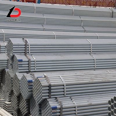 Τύπος από γαλβανισμένο χάλυβα Q235 Q195 Q235 Q195 Ζεστός γαλβανισμένος στρογγυλός σωλήνας