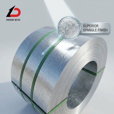 HVAC Ductwork Galvanized Steel Coil Z120 Zinc Coating 0.5-1.2mm Thickness Slit Edge