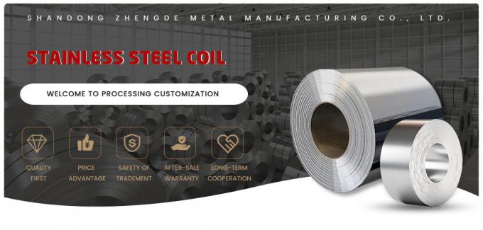 201 AISI Ατσάλι από ατσάλι Coil Stock Cold Roll Mirror Finishing 0