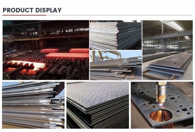 Q235B Ss400 S235jr ASTM A36 St37-2 Q345b S355jr Ζεστή έλαση από χάλυβα πλάκα επίπεδα σιδηροπλακέτα κάμψη καλούπια φύλλο μετάλλου για την κατασκευή σκυροδέματος 8