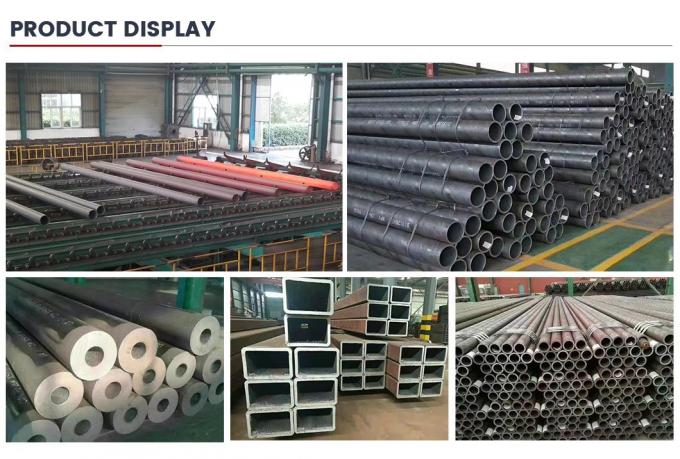 ASTM A179 A36 Προγραμματισμός 40 Κατασκευή 14 20 24 30 ιντσών Μαύρο στρογγυλό σωλήνα εύλογο σωλήνα άνθρακα αδιάβροχο χάλυβα 7