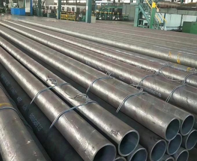 ASTM A179 A36 Προγραμματισμός 40 Κατασκευή 14 20 24 30 ιντσών Μαύρο στρογγυλό σωλήνα εύλογο σωλήνα άνθρακα αδιάβροχο χάλυβα 5