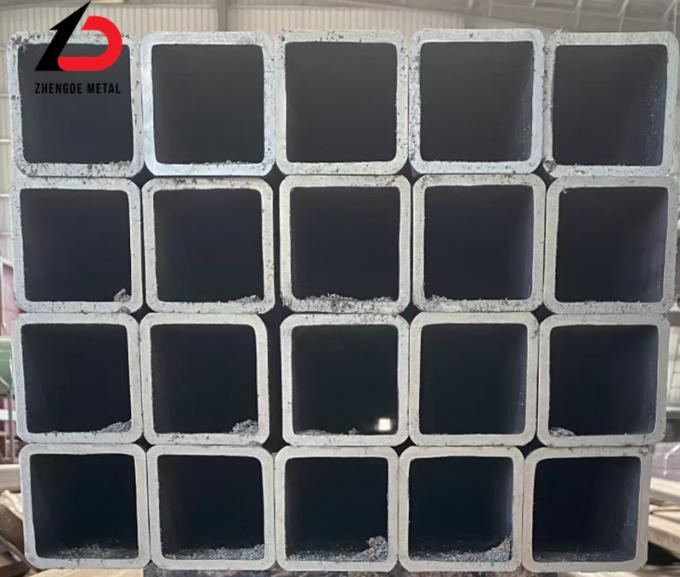 Κίνα Εταιρεία S235jr Ss400 S235j0 A572 Ατσάλι άνθρακα ορθογώνιο αδιάβροχο σωλήνα χαμηλού άνθρακα αδιάβροχο σωλήνα ατσάλι galvanized ορθογώνιο σωλήνα για οικοδομικό υλικό 5