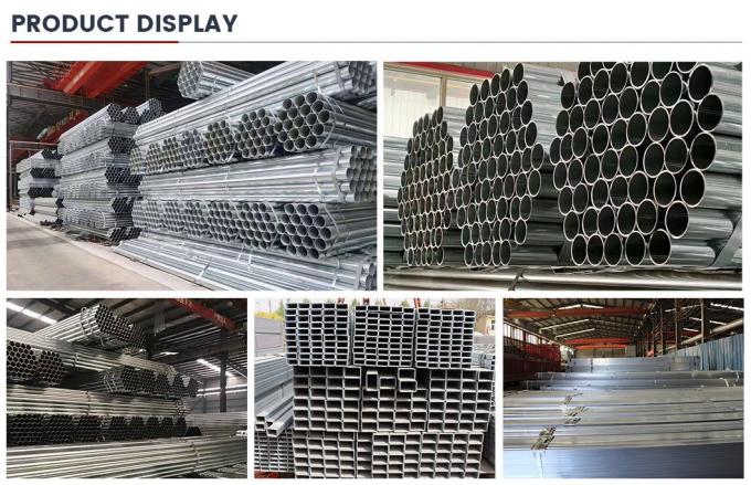 ASTM A653 Ζυγισμένο ατσάλινο σωλήνα Gi Seamless 2 Inch Schedule 40 Ζυγισμένο σωλήνα 7