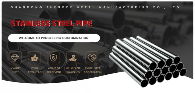 AISI 201 304 316 316L 430 Pickling Ba 2b Bright Polish Cold Hot Rolled Seamless Pipe από ανοξείδωτο χάλυβα για δομικά υλικά 0
