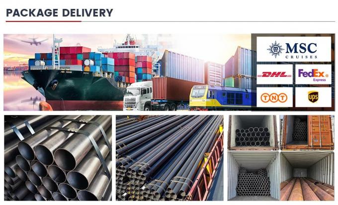 ASTM A192 A179 A178 Σωλήνας συγκόλλησης άνθρακα Σωλήνας πάχους τοίχου για μέση υψηλή πίεση με ανίχνευση ρωγμών 10